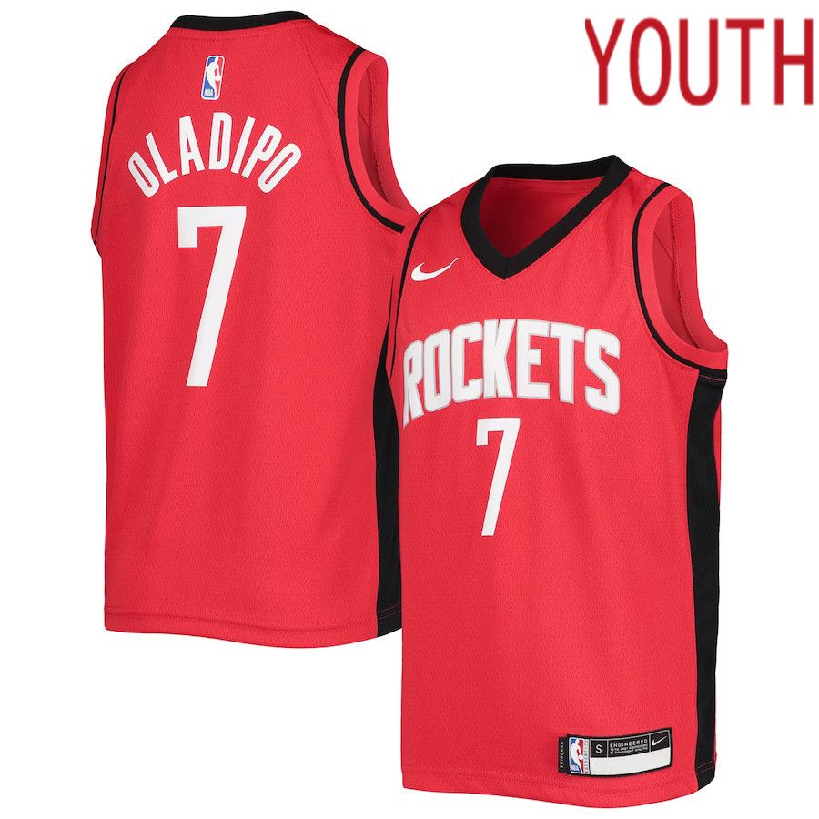 Youth Houston Rockets #7 Victor Oladipo Nike Red Swingman NBA Jersey